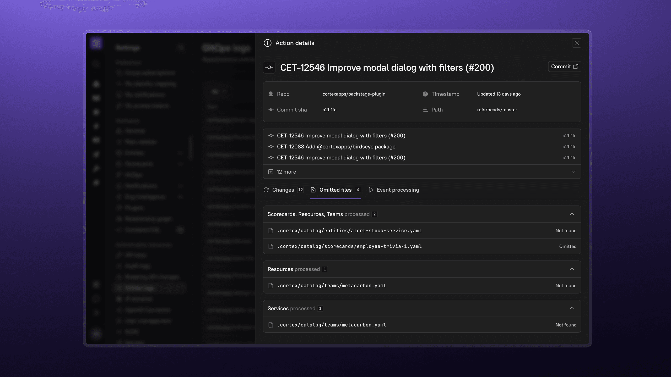 Commit dashboard for shipping clarity. Dark mode available for late night sessions